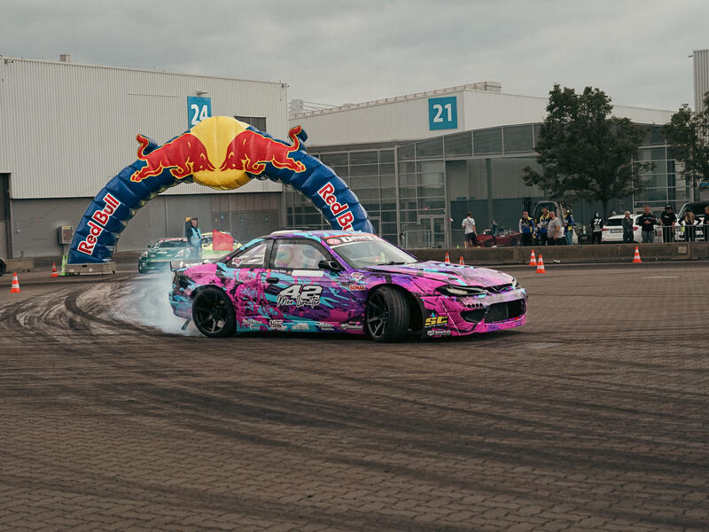 Drift Action bei Red Bull Event